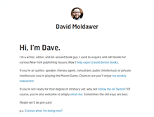 Tablet Screenshot of davidmoldawer.com